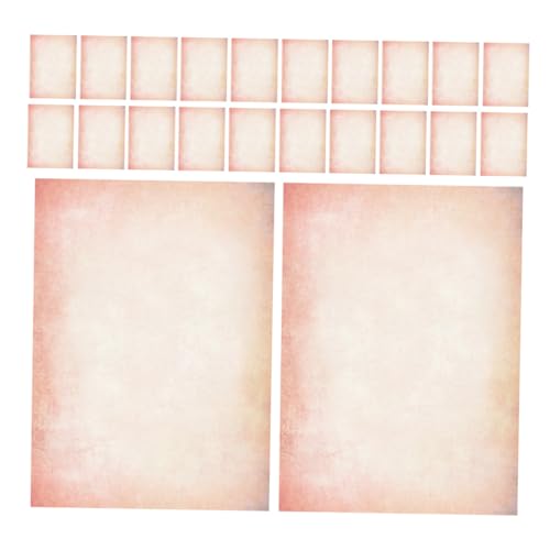 HORIALENCE 60 Stück Vintage Briefpapier Druckerpapier Briefpapier Vintage Antikes Papier Schreiben Von Papier -vintage Retro-briefpapier Briefpapier Retro Pergamentpapier Zum Schreiben von HORIALENCE