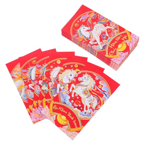 HORIALENCE 60 Stücke Vietnamesisch Neue Jahr Rote Glück Geld Umschläge 2026 Pferd Hong Bao Lunar Neue Jahr Rote Paket Frühling Festival Geld Tasche HORIALENCE 60 Stücke Vietnamesisch Neue Jahr Rote Glück Geld Umschläge 2026 Pferd Hong Bao Lunar Neue Jahr Rote Paket Frühling Festival Geld Tasche von HORIALENCE