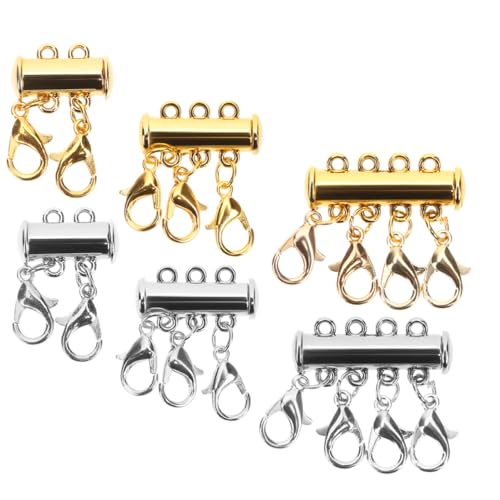 HORIALENCE 6Stücke Magnetverschlüsse für für Layering und DIY Schmuck Einfacher Auszug Verhindert Verheddern für Frauen HORIALENCE 6Stücke Magnetverschlüsse für für Layering und DIY Schmuck Einfacher Auszug Verhindert Verheddern für Frauen von HORIALENCE