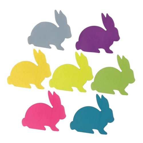 HORIALENCE 7 Bücher Mit Niedlichen Tier-haftnotizen, Kawaii-hasen-designs, Notizblöcke, Dekoratives Schulpapier Für Kinder, Ostern, Frühling, Partyzubehör von HORIALENCE