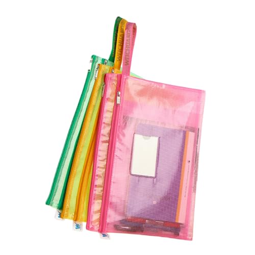 HORIALENCE 7 Stück Teiliges Transparente Wasserfeste Dokumententaschen mit Reißverschluss Langlebige PVC Mesh Organizer für Studenten und Büro Vielseitige Zufällige Farbe HORIALENCE 7 Stück Teiliges Transparente Wasserfeste Dokumententaschen mit Reißverschluss Langlebige PVC Mesh Organizer für Studenten und Büro Vielseitige Zufällige Farbe von HORIALENCE