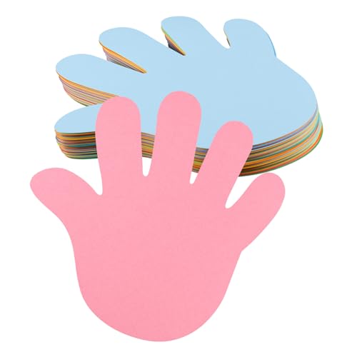 HORIALENCE 72Stücke Bunte Papierausschnitte Entzückende Palmförmige DIY Papierausschnitte für Raumdekoration Kindergarten Schlafzimmer und Klassenzimmer HORIALENCE 72Stücke Bunte Papierausschnitte Entzückende Palmförmige DIY Papierausschnitte für Raumdekoration Kindergarten Schlafzimmer und Klassenzimmer von HORIALENCE