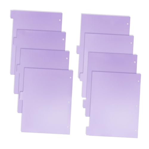 HORIALENCE 8 Stück Teiliges Notizbuch Trennblätter in Pastell PP Register für Ringordner Beschreibbare Indexkarten Praktische Seitenmarker für Schule und Büro Kompatibel mit Losen Blättern HORIALENCE 8 Stück Teiliges Notizbuch Trennblätter in Pastell PP Register für Ringordner Beschreibbare Indexkarten Praktische Seitenmarker für Schule und Büro Kompatibel mit Losen Blättern von HORIALENCE