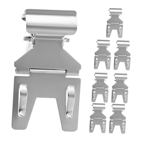 HORIALENCE 8 Stück Teiliges Preisetikettenhalter Stabiler Metallpreisdisplay für Supermärkte Einzelhandel und Geschäfte Rutschfester Standfuß für Einfache Preispräsentation von HORIALENCE