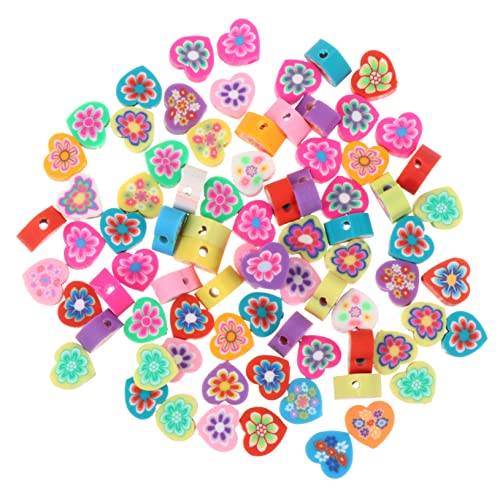 HORIALENCE 80 Stück Mischfarben Soft Perlen für DIY Schmuck Cartoon Design für Armbänder Ohrringe Bastelprojekte Geschenkideen für Feiertage von HORIALENCE