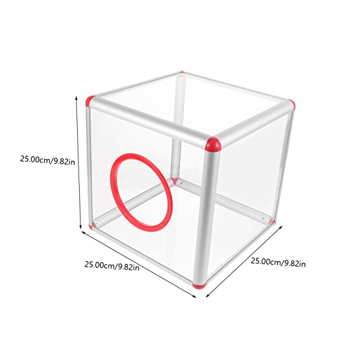 HORIALENCE Acryl Gewinnspielbox Transparente Spendenbox für Verlosungen Partys und Büroveranstaltungen Multifunktionale Sammelbox für Tipps und Spenden von HORIALENCE