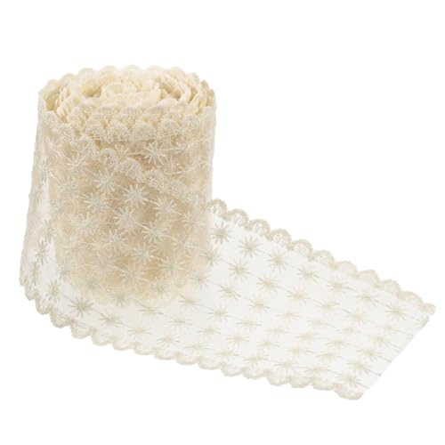 HORIALENCE Besticktes Spitzenband Strapazierfähige Spitzenborte für Kleidung DIY Hochzeit Deko Handgemacht Schleifen Haarschmuck Zubehör HORIALENCE Besticktes Spitzenband Strapazierfähige Spitzenborte für Kleidung DIY Hochzeit Deko Handgemacht Schleifen Haarschmuck Zubehör von HORIALENCE