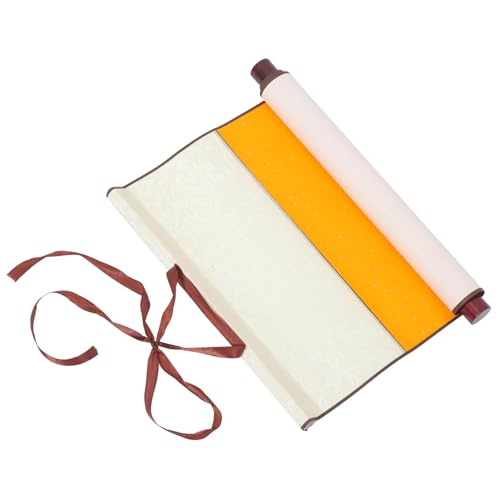 HORIALENCE Chinesische Kalligraphie Zubehör Blank Scroll aus Premium Xuan papier mit Klarer Struktur Hoher Saugfähigkeit und Strapazierfähigkeit Geeignet für Malerei Kalligraphie Übung und von HORIALENCE