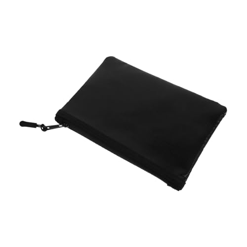 HORIALENCE Feuerfester Dokumenten Organizer Hochtemperaturbeständige Aufbewahrungstasche aus Praktische Tasche für Wichtige Unterlagen Reisepass Geld für Büro Reisen und Zuhause Schwarz von HORIALENCE