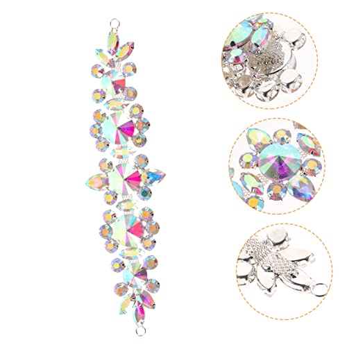 HORIALENCE Glitzernder Strass Applikationsgürtel für Hochzeitskleider Handgemachte Dekoration für Brautmode Kleider Schuhe Accessoires für Diy Projekte und Kreative Anwendungen HORIALENCE Glitzernder Strass Applikationsgürtel für Hochzeitskleider Handgemachte Dekoration für Brautmode Kleider Schuhe Accessoires für Diy Projekte und Kreative Anwendungen von HORIALENCE