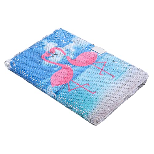 HORIALENCE Glitzerndes Notizbuch mit Flip Sequins Tragbares Tagebuch für Kreative Schreibprojekte Reise Notizen und Ideenlisten für Mädchen und Damen von HORIALENCE