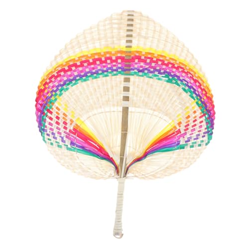 HORIALENCE Handgefertigter Bunter Bambusfächer Chinesischer Stil Leichter Dekorativer Fächer für Sommer Tanz und Heimdekoration Vintage Design Praktisch und Vielseitig HORIALENCE Handgefertigter Bunter Bambusfächer Chinesischer Stil Leichter Dekorativer Fächer für Sommer Tanz und Heimdekoration Vintage Design Praktisch und Vielseitig von HORIALENCE