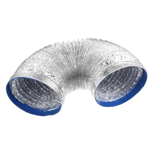 HORIALENCE Hochtemperaturbeständiger Aluminium Folien Abluftschlauch für Hvac Durchmesser für Küchen Badezimmer und Grow Zelte Flexibles und Langlebiges Design Silber HORIALENCE Hochtemperaturbeständiger Aluminium Folien Abluftschlauch für Hvac Durchmesser für Küchen Badezimmer und Grow Zelte Flexibles und Langlebiges Design Silber von HORIALENCE