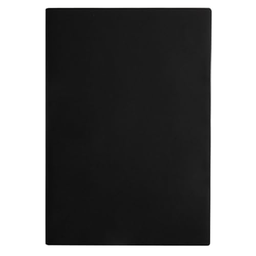 HORIALENCE Leeres Notizbuch mit PU Hülle Schwarze für Kreatives Skizzieren Schreiben und Notizen Tragbares Journal für Schule Arbeit und Reisen von HORIALENCE