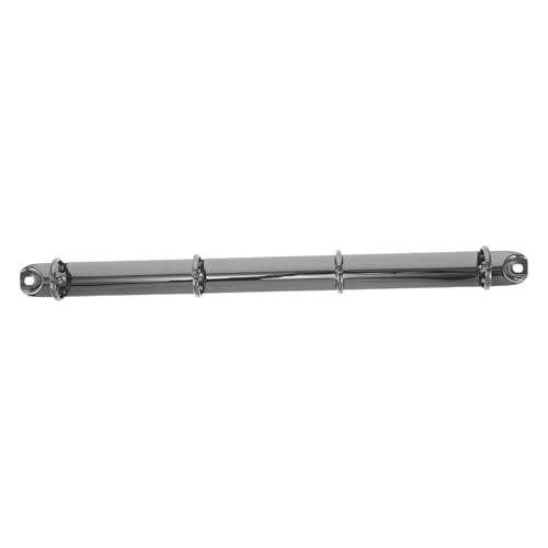 HORIALENCE Loseblattbinder Notizbuch-Clip Heftklammern aus Metall Loseblatt-Buchring Ringbuchmappe Bindemechanismen aus Metall Bindungsring Loseblattordner Rücken Ordnerrücken Eisen Schwarz von HORIALENCE