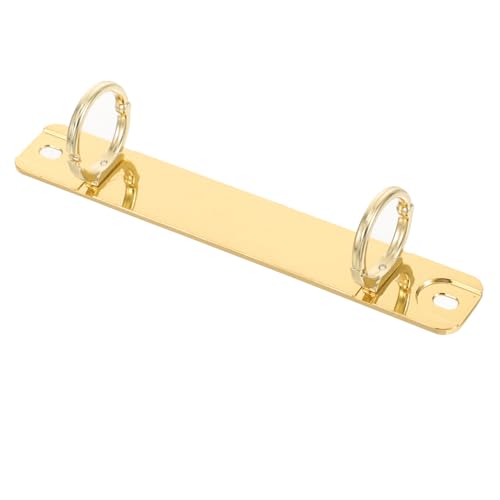 HORIALENCE Metall Binder Ringmechanismus Langlebig und Abnehmbar Vielseitig für Lose und DIY Notizbuch Schraubverschluss für Einfache Seitenorganisation und Flexibles Binden von HORIALENCE