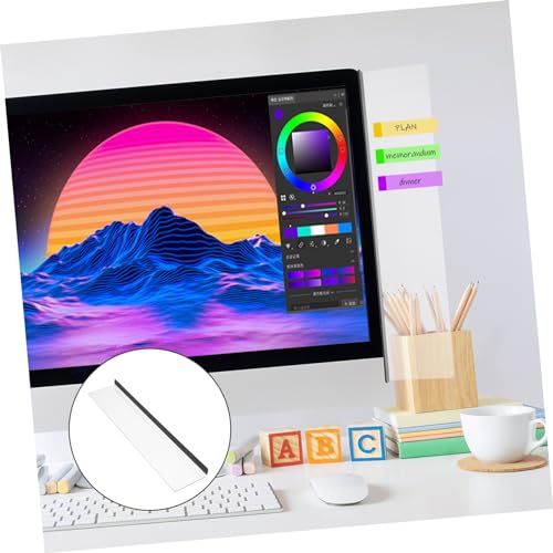 HORIALENCE Monitor Notizbrett für Computer Praktische Erinnerungsnotizen für Büro Seitenpaneele für PC Monitore Einfacher Zugriff HORIALENCE Monitor Notizbrett für Computer Praktische Erinnerungsnotizen für Büro Seitenpaneele für PC Monitore Einfacher Zugriff von HORIALENCE