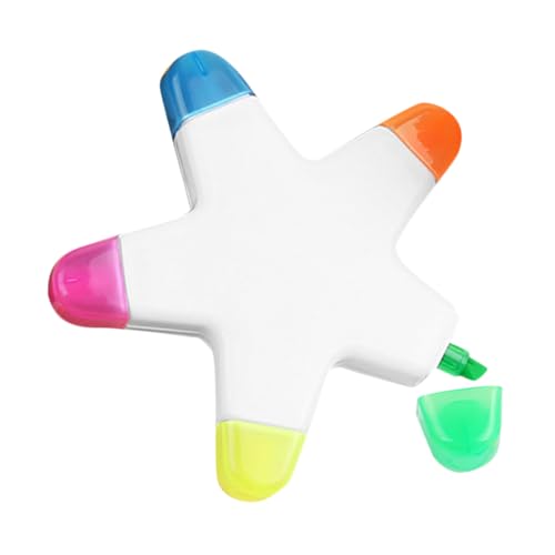 HORIALENCE Multi Funktions Textmarker Fünffarbiger Fluoreszierender Marker für Notizen Zeichnungen und Bürobedarf Präzise für Schule und Leicht HORIALENCE Multi Funktions Textmarker Fünffarbiger Fluoreszierender Marker für Notizen Zeichnungen und Bürobedarf Präzise für Schule und Leicht von HORIALENCE