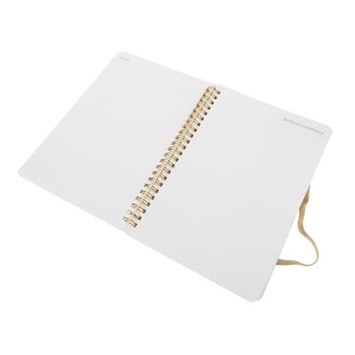HORIALENCE Notizbuch kleiner Notizblock Hardcover-Planer Monatsplaner Notebook -Planer Täglicher Planer süßer Planer kleiner Planer Lehrerplaner Zielplaner Planer für Männer Papier Schwarz von HORIALENCE