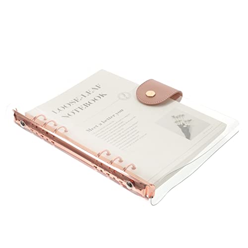 HORIALENCE Notizbuch mit Nachfüllbarem Umschlag Transparentes Ringbuch für Kreatives Schreiben Planung und Organisation für Studenten und Berufstätige von HORIALENCE