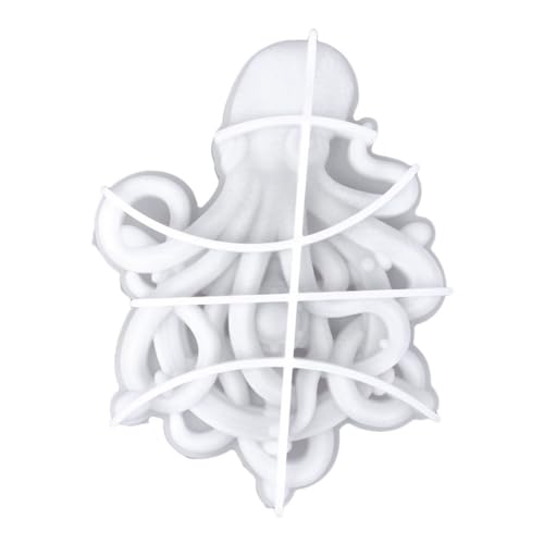 HORIALENCE Octopus Silikonform für DIY Epoxidharz Gießform Flexible und Langlebige Silikonform für Kreative Wanddekoration Meerestier Design Einfaches Entformen von HORIALENCE