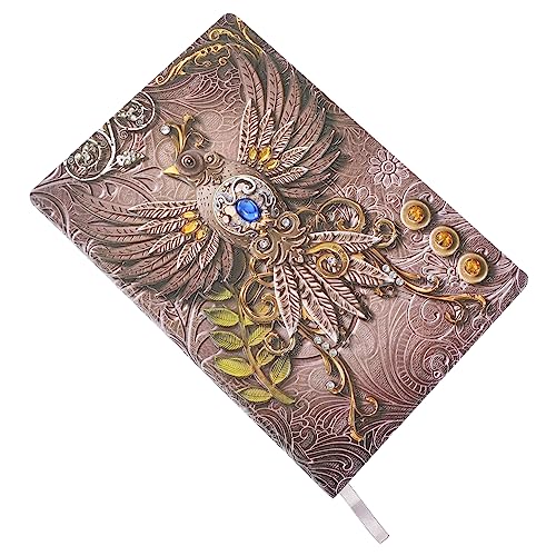 HORIALENCE Retro Notizbuch mit Geprägtem Europäischer Stil Hochwertiges für Gedanken und Erinnerungen für Reisen und HORIALENCE Retro Notizbuch mit Geprägtem Europäischer Stil Hochwertiges für Gedanken und Erinnerungen für Reisen und von HORIALENCE