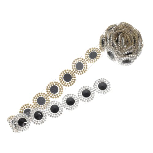 HORIALENCE Rhinestone Band zum Basteln Glitzerndes DIY Schmuckband für Hochzeitskleider Eleganter Kragen und Gürtel Hitzeaktiviertes Klebeband Vielseitig für Partydekorationen und HORIALENCE Rhinestone Band zum Basteln Glitzerndes DIY Schmuckband für Hochzeitskleider Eleganter Kragen und Gürtel Hitzeaktiviertes Klebeband Vielseitig für Partydekorationen und von HORIALENCE