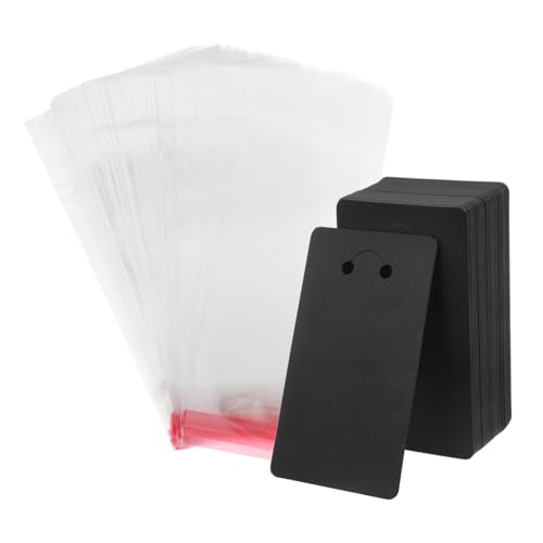 HORIALENCE Schlüsselanhänger Display Karten Schwarz mit Selbstklebender Opp tasche Robuste Papierschilder für Schmuckverpackung DIY Preisschilder und Ketten Präsentation im Einzelhandel HORIALENCE Schlüsselanhänger Display Karten Schwarz mit Selbstklebender Opp tasche Robuste Papierschilder für Schmuckverpackung DIY Preisschilder und Ketten Präsentation im Einzelhandel von HORIALENCE