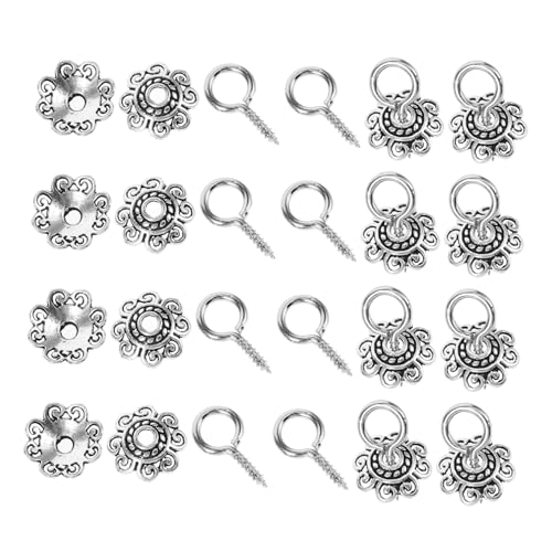 HORIALENCE Schmuckzubehör mit Spacer Perlen und Augenstiften für DIY Armbänder Ohrringe und für Kreative Bastelprojekte HORIALENCE Schmuckzubehör mit Spacer Perlen und Augenstiften für DIY Armbänder Ohrringe und für Kreative Bastelprojekte von HORIALENCE