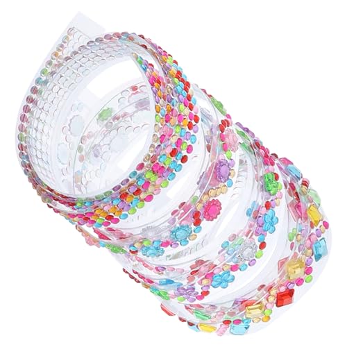 HORIALENCE Selbstklebendes Strassband 4 Rollen 50cm Glitzerndes Klebeband für Selbstgemacht Bastelbedarf Hohe Temperaturbeständigkeit für Dekorationen Bilderrahmen und Handwerk HORIALENCE Selbstklebendes Strassband 4 Rollen 50cm Glitzerndes Klebeband für Selbstgemacht Bastelbedarf Hohe Temperaturbeständigkeit für Dekorationen Bilderrahmen und Handwerk von HORIALENCE