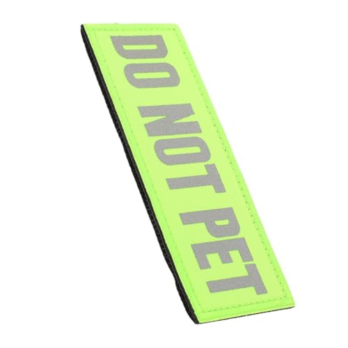 HORIALENCE Service-Tier-Patch Service-Hundemarke Patches für Weste Streicheln Sie die Flecken nicht Zubehör für Diensthunde Hundepatch nicht streicheln Reaktives Hundepflaster Nylon Hellgrün HORIALENCE Service-Tier-Patch Service-Hundemarke Patches für Weste Streicheln Sie die Flecken nicht Zubehör für Diensthunde Hundepatch nicht streicheln Reaktives Hundepflaster Nylon Hellgrün von HORIALENCE