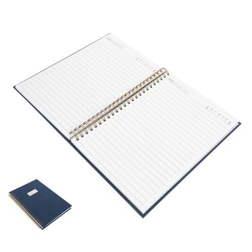HORIALENCE Spule Buch Tagesplaner für Männer täglicher Arbeitsplaner spiralförmiger Tagesplaner Notebook -Organisator Täglicher Aufgabenplaner Spiral-Wochenplaner einfacher Planer Dunkelgrün von HORIALENCE
