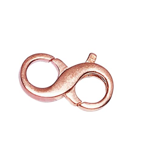 HORIALENCE Sterling Silber Doppelverschluss Schmuckverschluss Karabinerverschluss für DIY Halsketten Armbänder Handwerkskunst Roségold Klein HORIALENCE Sterling Silber Doppelverschluss Schmuckverschluss Karabinerverschluss für DIY Halsketten Armbänder Handwerkskunst Roségold Klein von HORIALENCE