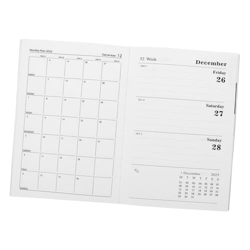 HORIALENCE Taschenkalender 2026: A5 Pu-einband Mini-monatsplaner - Kleiner Terminplaner Im Reiseformat Für Handtasche Und Aktentasche - 12-monats-organizer-notizbuch HORIALENCE Taschenkalender 2026: A5 Pu-einband Mini-monatsplaner - Kleiner Terminplaner Im Reiseformat Für Handtasche Und Aktentasche - 12-monats-organizer-notizbuch von HORIALENCE
