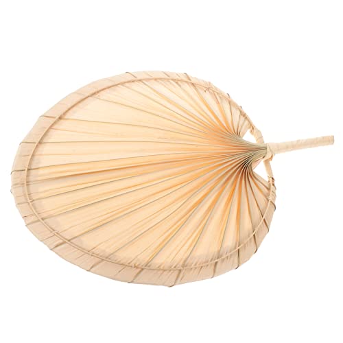 HORIALENCE Tragbarer Vintage Fächer aus Palmblatt Handgewebter Chinesischer Sommerfächer für Hochzeiten Partys Strand Leicht Langlebig HORIALENCE Tragbarer Vintage Fächer aus Palmblatt Handgewebter Chinesischer Sommerfächer für Hochzeiten Partys Strand Leicht Langlebig von HORIALENCE