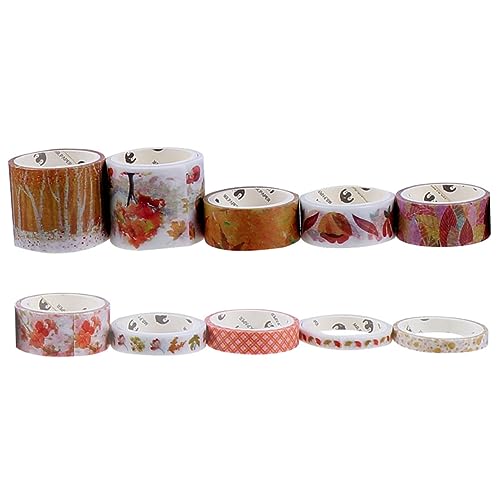 HORIALENCE Washi Tape Dekoratives Klebeband für Scrapbooking und DIY Kreative Aufkleber für Tagebuch und Albumgestaltung Vielseitig Einsetzbar mit Lebhaften Mustern HORIALENCE Washi Tape Dekoratives Klebeband für Scrapbooking und DIY Kreative Aufkleber für Tagebuch und Albumgestaltung Vielseitig Einsetzbar mit Lebhaften Mustern von HORIALENCE