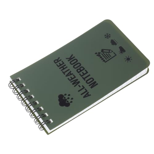 HORIALENCE Wasserdichtes Notizbuch Spiral Notizpad für Studenten Memo Notizbuch für Outdoor Aktivitäten und Planung von Terminen von HORIALENCE