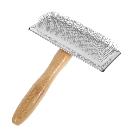 HORIALENCE Wollkardingmaschine Handkarder für Wolle Wollkardierer-Nadelfilzbürste Tragbare Wollfilzmaschine Nadelfilz-Kardenbürste Handwerkstools Handstrickwerkzeug aus Holz Wollkarder Eisen von HORIALENCE