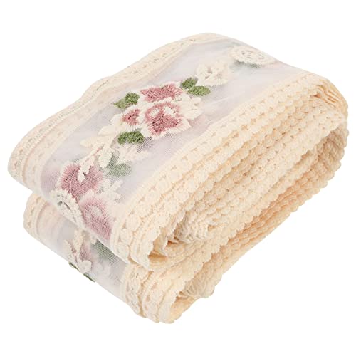 HORIALENCE Yards Baumwollspitzenband mit Blumenmuster Hochwertiges Spitzenband für DIY Handwerksprojekte Nähen von Kleidung Vorhängen und Tischdecken HORIALENCE Yards Baumwollspitzenband mit Blumenmuster Hochwertiges Spitzenband für DIY Handwerksprojekte Nähen von Kleidung Vorhängen und Tischdecken von HORIALENCE