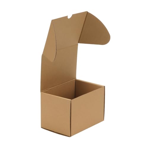 HORLIMER Kleine Versandkartons, 15,2 x 10,2 x 10,2 cm, braun, Wellpappe, Literatur-Versandtasche HORLIMER Kleine Versandkartons, 15,2 x 10,2 x 10,2 cm, braun, Wellpappe, Literatur-Versandtasche von HORLIMER