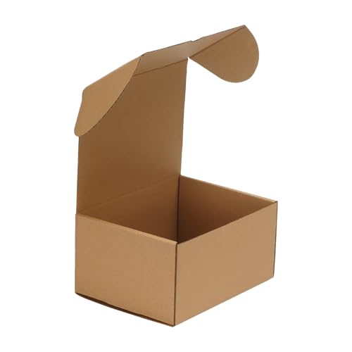 HORLIMER Versandkartons, 20,3 x 15,2 x 10,2 cm, Braun, Wellpappe, Literatur-Versandtasche, 1 Stück HORLIMER Versandkartons, 20,3 x 15,2 x 10,2 cm, Braun, Wellpappe, Literatur-Versandtasche, 1 Stück von HORLIMER