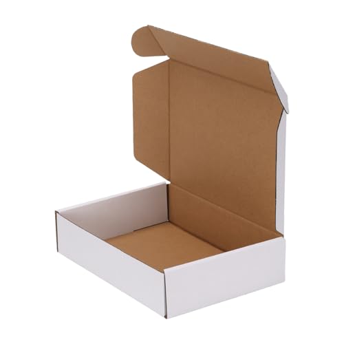 HORLIMER Versandkartons, 22,9 x 15,2 x 5,1 cm, weiße Wellpappe, Literatur-Versandtasche HORLIMER Versandkartons, 22,9 x 15,2 x 5,1 cm, weiße Wellpappe, Literatur-Versandtasche von HORLIMER