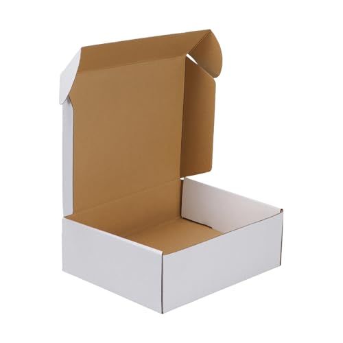 HORLIMER Versandkartons, 30,5 x 22,9 x 10,2 cm, weiße Wellpappe, Literatur-Versandtasche HORLIMER Versandkartons, 30,5 x 22,9 x 10,2 cm, weiße Wellpappe, Literatur-Versandtasche von HORLIMER