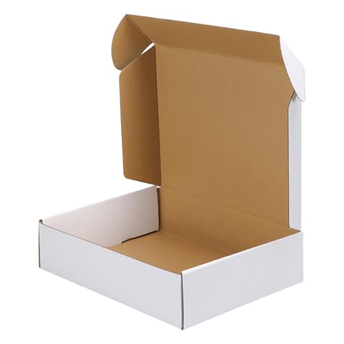 HORLIMER Versandkartons, 30,5 x 22,9 x 7,6 cm, weiße Wellpappe, Literatur-Versandtasche HORLIMER Versandkartons, 30,5 x 22,9 x 7,6 cm, weiße Wellpappe, Literatur-Versandtasche von HORLIMER