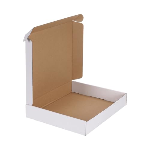 HORLIMER Versandkartons, 30,5 x 25,4 x 5,1 cm, Weiß, Wellpappe, Literatur-Versandtasche, 1 Stück HORLIMER Versandkartons, 30,5 x 25,4 x 5,1 cm, Weiß, Wellpappe, Literatur-Versandtasche, 1 Stück von HORLIMER