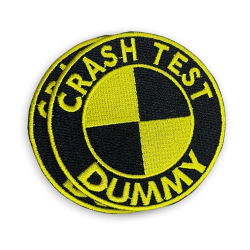 HOSALA Bestickter Aufnäher zum Aufbügeln mit Crashtest, lustige Genesung, Sarkasmus-Applikation für verletzte Patienten, sarkastische Autounfallverletzungen, bestickt, 8,9 cm, 2 Stück HOSALA Bestickter Aufnäher zum Aufbügeln mit Crashtest, lustige Genesung, Sarkasmus-Applikation für verletzte Patienten, sarkastische Autounfallverletzungen, bestickt, 8,9 cm, 2 Stück von HOSALA