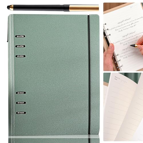 HOSPAOP Ringbuch A5 Nachfüllbar, 6 Löcher Binder Notizbuch A5 160 Dicke Seiten, Hardcover Tagebuch Ordner A5 mit Stift, U-förmigem Verschluss für Reisen und Organizer, Geschenk für Mädchen Jungen HOSPAOP Ringbuch A5 Nachfüllbar, 6 Löcher Binder Notizbuch A5 160 Dicke Seiten, Hardcover Tagebuch Ordner A5 mit Stift, U-förmigem Verschluss für Reisen und Organizer, Geschenk für Mädchen Jungen von HOSPAOP