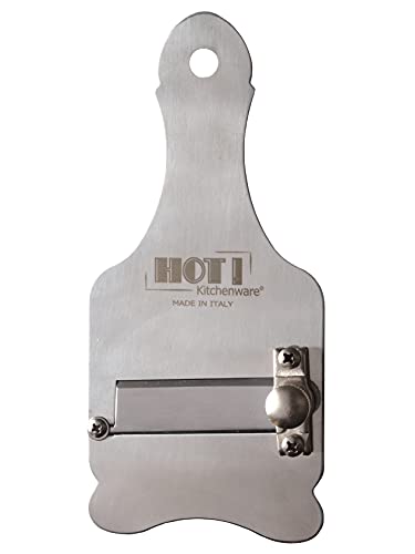 HOT! Kitchenware Trüffelhobel aus Edelstahl, mit Verstellbarer glatten Klinge, Made in Italy von HOT! Kitchenware