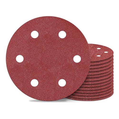 HOTCKB 15 Stück Schleifpapi 225mm Klett Schleifscheiben 6 Loch Exenterschleifpapier Körnung 80 HOTCKB 15 Stück Schleifpapi 225mm Klett Schleifscheiben 6 Loch Exenterschleifpapier Körnung 80 von HOTCKB