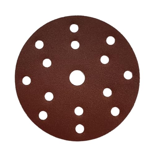 HOTCKB 50tlg Schleifpapier Scheiben Ø 150mm Schleifpapi Klett 15 Loch Exzenterschleifer Körnung 120 HOTCKB 50tlg Schleifpapier Scheiben Ø 150mm Schleifpapi Klett 15 Loch Exzenterschleifer Körnung 120 von HOTCKB
